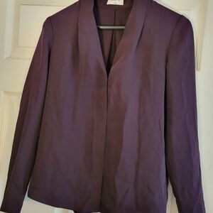 Babaton Deep Plum Blouse Size Xtra Small